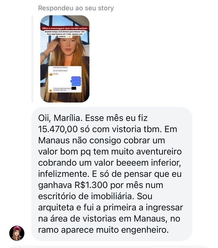 Arquiteta fatura R$ 15.470 em um mês só com vistorias